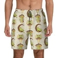 thumbnail image 1 of Balery Frogs Mens Swim Trunks Swim Shorts for Men Quick Dry Inseam Beach Shorts with Compression Liner Pocket-3X-Large, 1 of 9
