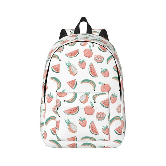 Balery Fruit Vintage Canvas Backpack for Men and Women - Large Capacity, Durable Travel Laptop Bag for School, Work, Hiking, and Outdoor Activities