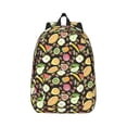 thumbnail image 1 of Balery Fruits Vintage Canvas Backpack for Men and Women - Large Capacity, Durable Travel Laptop Bag for School, Work, Hiking, and Outdoor Activities-Small, 1 of 7