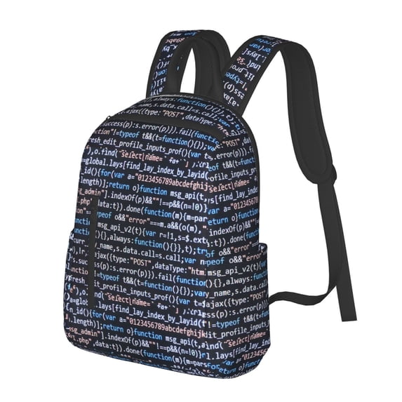 Balery Function Source Code Lightweight Backpack for Men and Women - Durable and Water-Resistant, Ideal for School, Work, Travel, and Everyday Use
