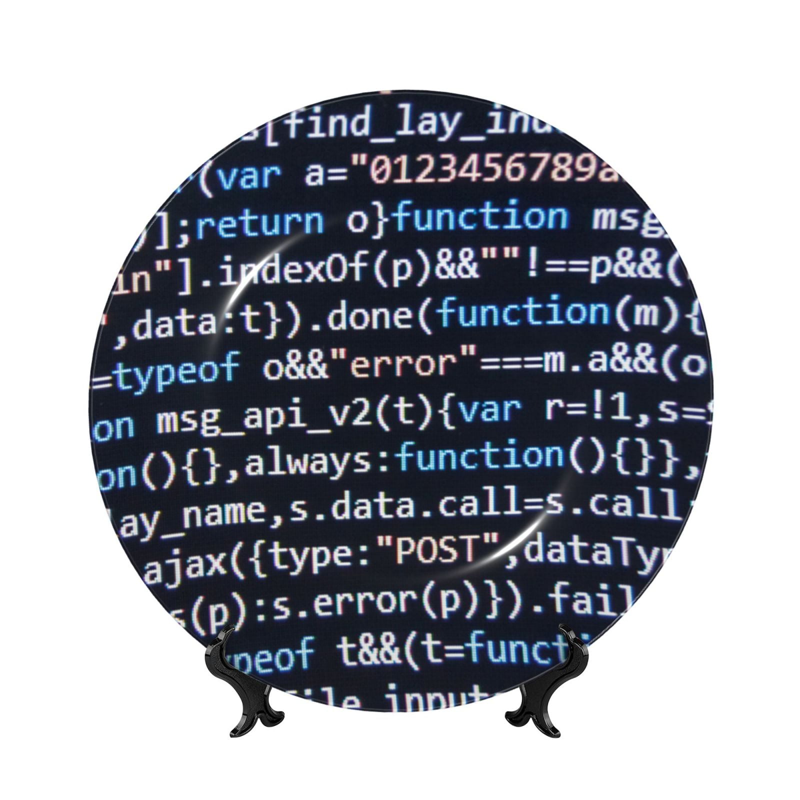 Balery Function Source Code Print Bone China Decorative Plate Ceramic ...