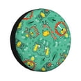 thumbnail image 1 of Balery Funny Animals In Jungletire Cover Waterproof Dust-Proof, Universal Spare Wheel Tire Cover For Trailer, Rv, Suv Truck And Vehicle Camper Accessories-17 Inch, 1 of 9