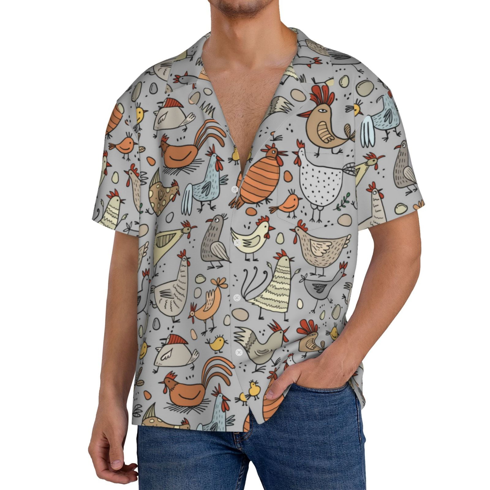 US Chicken Boys Short Sleeve Shirt main image 1