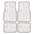 thumbnail image 1 of Balery Funny Chicken Pattern 4-Piece Floor Mats, Heavy-Duty Rubber Liners, Anti-Slip Design, All-Season Automotive Protection, Vehicles, Cars, Trucks, and SUVs, 1 of 5