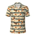 thumbnail image 1 of Balery Funny Chicken Printed Men’s Short Sleeve Polo Shirt, Midweight Men's Shirt,Golf Polo shirts -4X-Large, 1 of 9