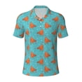 thumbnail image 1 of Balery Funny Chicken Printed Men’s Short Sleeve Polo Shirt, Midweight Men's Shirt,Golf Polo shirts -XX-Large, 1 of 8