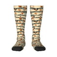 Balery Funny Chicken Printed Novelty Socks Men's Women's Crew Socks