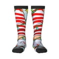 thumbnail image 1 of Balery Funny Christmas Gnome Printed Novelty Socks Men's Women's Crew Socks Sports Socks Knee High Socks Cotton Socks Quirky and Cool Socks, 1 of 9