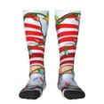 thumbnail image 1 of Balery Funny Christmas Gnome Printed Novelty Socks Men's Women's Crew Socks Sports Socks Knee High Socks Cotton Socks Quirky and Cool Socks, 1 of 9