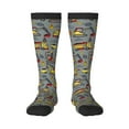 thumbnail image 1 of Balery Funny Construction Fun Novelty Socks Men'S Women'S Crew Socks Funny Crazy Novelty Socks Quirky And Cool Socks, 1 of 9