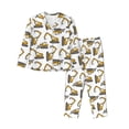 thumbnail image 1 of Balery Funny Excavator Pattern Pajama Sets for Women Long Sleeve 2 Piece Sleepwear Loungewear Sets Soft PJ's with Pockets Long Sleeve Comfy Pj Sets-Large, 1 of 7