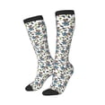 thumbnail image 1 of Balery Funny Excavator Printed Novelty Socks Men's Women's Crew Socks Sports Socks Knee High Socks Cotton Socks Quirky and Cool Socks, 1 of 9