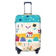 thumbnail image 1 of Balery Funny Farm Luggage Cover Protector, Scratch And Dirt Resistant, Fits 18-32 Inch Luggage - Small, 1 of 9