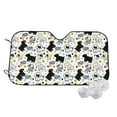thumbnail image 1 of Balery Funny Puppy Print Car Windshield Sun Shade,Windshield Sunshade for Car Pickup Truck SUV Accessories-Medium, 1 of 7