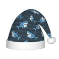 thumbnail image 1 of Balery Funny Sharks Pattern Santa Hat Christmas Hat Funny Christmas Hat Christmas Knitted Beanie Hat For Kids, 1 of 6