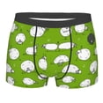 thumbnail image 1 of Balery Funny Sheep Doing Yoga Men's Boxer Briefs, Soft and Breathable Cotton Underwear with nylon Waistband-Large, 1 of 9