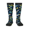 thumbnail image 1 of Balery Funny Spaceships Fun Novelty Socks Men'S Women'S Crew Socks Funny Crazy Novelty Socks Quirky And Cool Socks, 1 of 9
