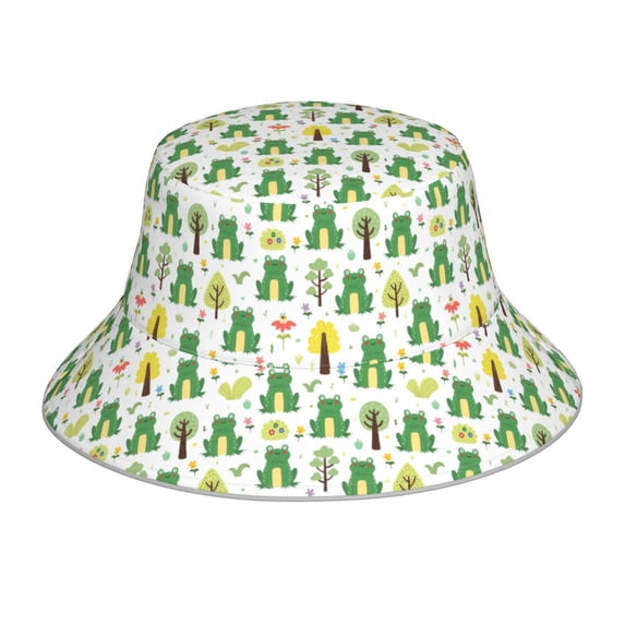 Balery Funny Toad Sun Hats for Men Women Bucket Hat UPF 50+ Buckey Hat Boonie Hat Foldable UV Protection Hiking Beach Fishing Summer