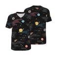 thumbnail image 1 of Balery Galaxy Baseball Jersey for Men Casual Button Down Shirts Short Sleeve Active Team Sports Uniform-Large, 1 of 9