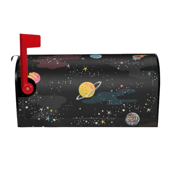 Balery Galaxy Mailbox Cover - Standard Size-21x18 in