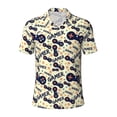 thumbnail image 1 of Balery Game Controller Printed Men’s Short Sleeve Polo Shirt, Midweight Men's Shirt,Golf Polo shirts -4X-Large, 1 of 8