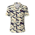 thumbnail image 1 of Balery Game Controller Printed Men’s Short Sleeve Polo Shirt, Midweight Men's Shirt,Golf Polo shirts -X-Large, 1 of 9