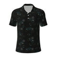 thumbnail image 1 of Balery Game Time Printed Men’s Short Sleeve Polo Shirt, Midweight Men's Shirt,Golf Polo shirts -, 1 of 9