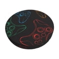thumbnail image 1 of Balery Gamepad Joystick Game Velvet Round Bar Chair Cushion Cover Adjustable, Protects From Scratches And Stains, Soft & Washable Ideal For Wooden And Metal Stools - 13 Inch, 1 of 7