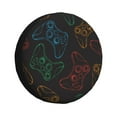 thumbnail image 1 of Balery Gamepad Joystick Gametire Cover Waterproof Dust-Proof, Universal Spare Wheel Tire Cover For Trailer, Rv, Suv Truck And Vehicle Camper Accessories-15 Inch, 1 of 9