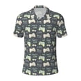 thumbnail image 1 of Balery Gamers Printed Men’s Short Sleeve Polo Shirt, Midweight Men's Shirt,Golf Polo shirts -X-Large, 1 of 9