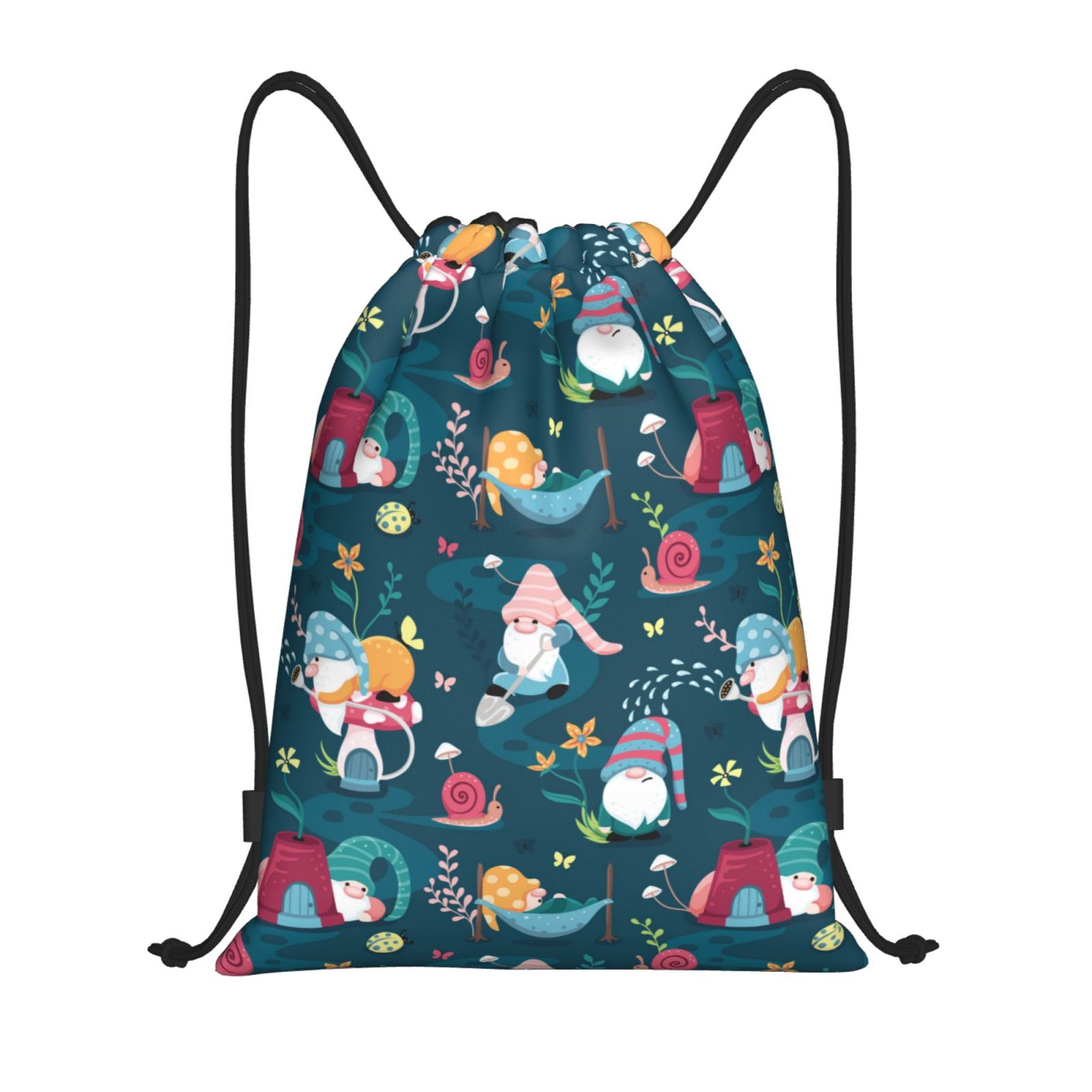 SEANATIVE Sugar Skull Drawstring Bag – Sportbeutel Mit Kordelzug, 34x41 Cm, Trendiges Design