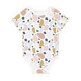 thumbnail image 1 of Balery Geometric Spots Pattern Baby Climbing Clothes Infant Bodysuit Cute Infant Bodysuit Baby Romper-18 Months, 1 of 7