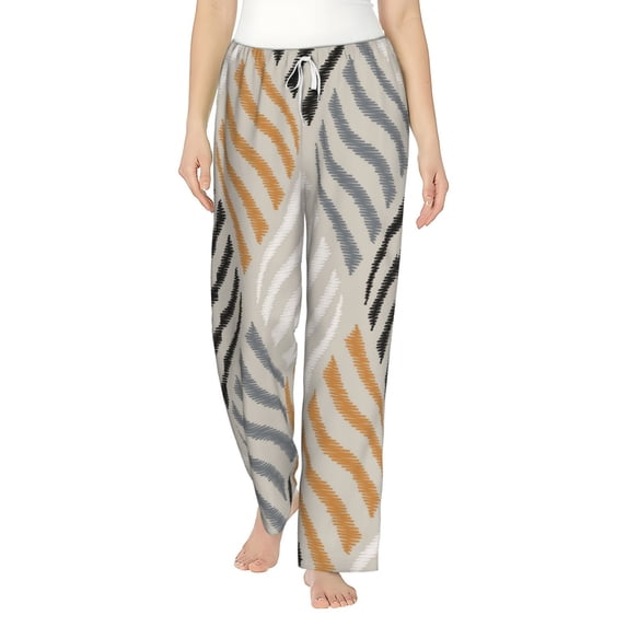Balery Geometric print Women's Pajama Pants,Ultra Lightweight Pjs,Lounge Pant-Small