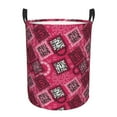 thumbnail image 1 of Balery Geometry Round Laundry Basket with Handles Waterproof Freestanding Laundry Hamper for Clothes Toys in the Dorm and Family-Medium, 1 of 8