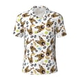 thumbnail image 1 of Balery German Shepherd Dog Printed Men’s Short Sleeve Polo Shirt, Midweight Men's Shirt,Golf Polo shirts -X-Large, 1 of 9