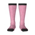 thumbnail image 1 of Balery Glitter Pink Fun Novelty Socks Men'S Women'S Crew Socks Funny Crazy Novelty Socks Quirky And Cool Socks, 1 of 9