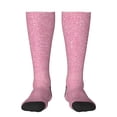 thumbnail image 1 of Balery Glitter Pink Fun Novelty Socks Men'S Women'S Crew Socks Funny Crazy Novelty Socks Quirky And Cool Socks, 1 of 9