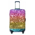 thumbnail image 1 of Balery Glitter Rainbow Luggage Cover Protector, Scratch And Dirt Resistant, Fits 18-32 Inch Luggage - X-Large, 1 of 9