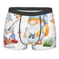 thumbnail image 1 of Balery Gnome Camping Fishing Men's Boxer Briefs, Soft and Breathable Cotton Underwear with nylon Waistband-Small, 1 of 9