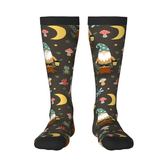 Balery Gnome Insect Frog Fun Novelty Socks Men'S Women'S Crew Socks Funny Crazy Novelty Socks Quirky And Cool Socks