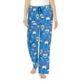 thumbnail image 1 of Balery Gnomes in USA print Women's Pajama Pants,Ultra Lightweight Pjs,Lounge Pant-Medium, 1 of 9
