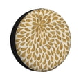 thumbnail image 1 of Balery Gold Dropstire Cover Waterproof Dust-Proof, Universal Spare Wheel Tire Cover For Trailer, Rv, Suv Truck And Vehicle Camper Accessories-15 Inch, 1 of 9