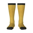 thumbnail image 1 of Balery Gold Shiny Printed Novelty Socks Men's Women's Crew Socks Sports Socks Knee High Socks Cotton Socks Quirky and Cool Socks, 1 of 9