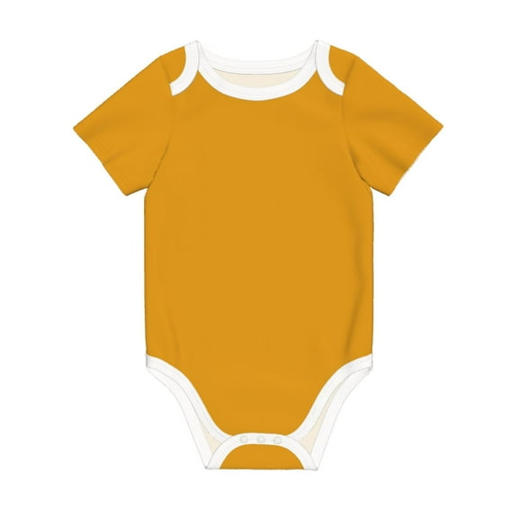 Balery Goldenrod Pattern Baby Climbing Clothes Infant Bodysuit Cute Infant Bodysuit Baby Romper-3 Months