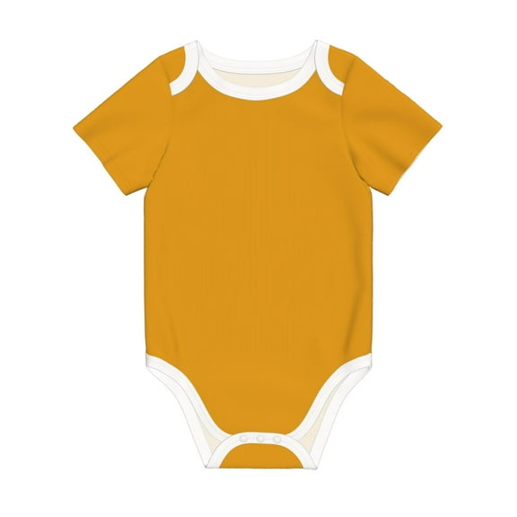 Balery Goldenrod Pattern Baby Climbing Clothes Infant Bodysuit Cute Infant Bodysuit Baby Romper-9M