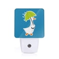 thumbnail image 1 of Balery Goose Holding an Umbrella Pattern LED Night Light with Automatic Sensor Plug in Night Light with Dusk-to-Dawn Light Sensor LED Nightlight 0.5W-, 1 of 7