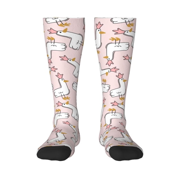Balery Goose Queen Fun Novelty Socks Men'S Women'S Crew Socks Funny Crazy Novelty Socks Quirky And Cool Socks