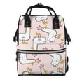 thumbnail image 1 of Balery Goose Queen Mummy Backpack - Waterproof Twill Canvas, Large Capacity Diaper Bag with Multiple Pockets and Adjustable Straps, 1 of 6