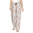 thumbnail image 1 of Balery Goose Queen print Women's Pajama Pants,Ultra Lightweight Pjs,Lounge Pant-, 1 of 9