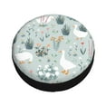 thumbnail image 1 of Balery Goose and Doodle Flowers Tire Covers - Tough Tire Wheel Protector for Truck, SUV, Trailer, Camper, RV -16 inch, 1 of 8